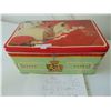 Image 2 : 1960 ROYAL WEDDING BELGIUM FABRIOLA & BAUDOUIN LARGE BISCUIT TIN WITH KEY