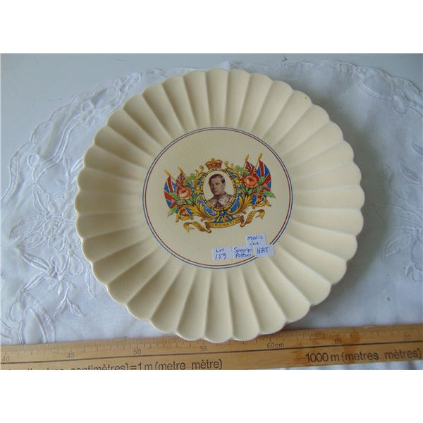 KING EDWARD 8TH SCARCE SOVEREIGN POTTERS CORONATION PLATE
