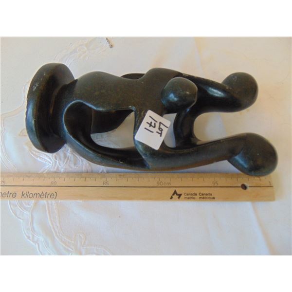 CARVED SOAPSTONE FAMILY