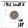 Image 2 : 1902 SMALL H SCARCE FIVE CENTS