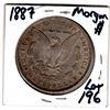 Image 2 : 1887 MORGAN SILVER DOLLAR