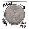 Image 2 : 1889 MORGAN SILVER DOLLAR