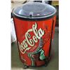 Image 1 : Coca Cola Wheeled Cooler Fridge 37"×23" Diameter