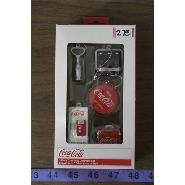Coca Cola Xmas Ornaments NOS