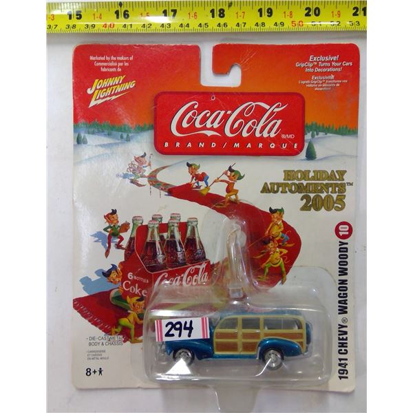 Coca Cola Diecast 1941 Chevy Wagon Woody