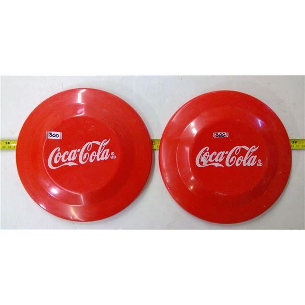 2 - Coca Cola Frisbees