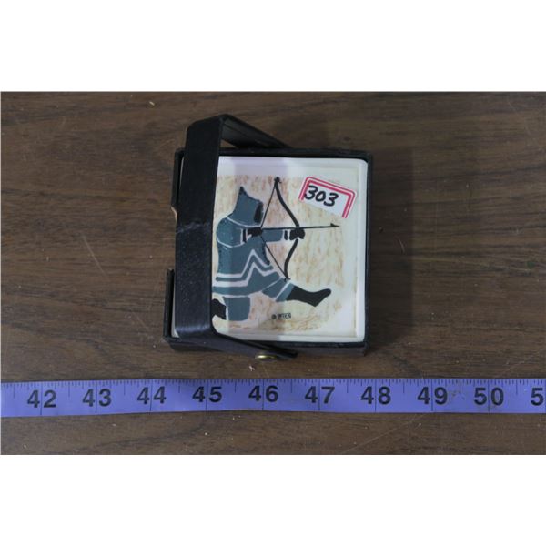 Inuit Themed Coaster Set by Ornamin