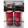 Image 3 : Set of Coca Cola Salt & Pepper Shakers in Stand