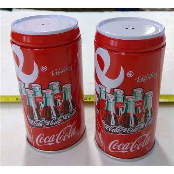 Set of Coca Cola Salt & Pepper Shakers