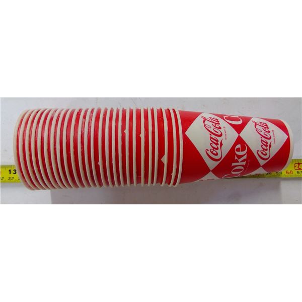 Vintage Coca Cola Wax Paper Cups