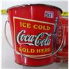 Image 3 : Coca Cola Lot - 2x Tins, 1 Small Bucket, "Can" Car