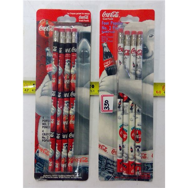 2 Packages of Coca Cola Pencils
