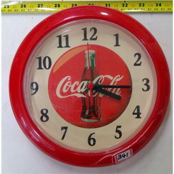 Coca Cola Clock - Plastic