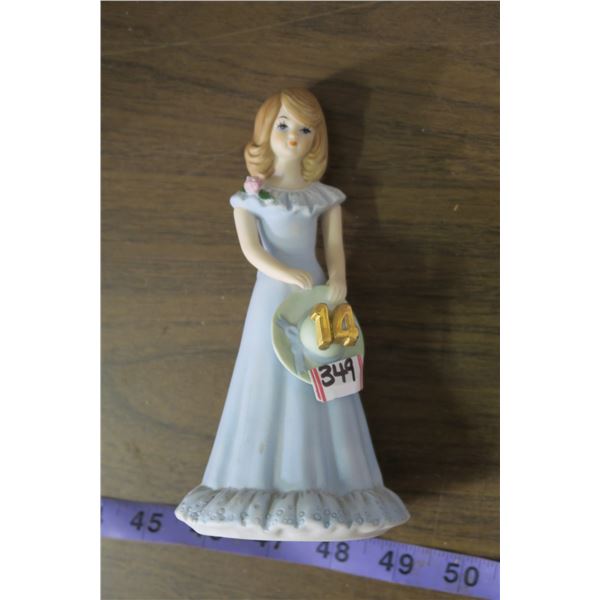 Growing Up Birthday Girls Enesco Figurine