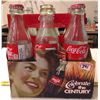 Image 1 : 6 Pack Coca Cola Glass Bottles in Carry Case