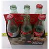 Image 6 : 6 Pack Coca Cola Glass Bottles in Carry Case