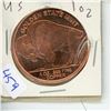 Image 1 : US Golden State Mint BIG oz .999 Fine Copper - American Buffalo (38mm)