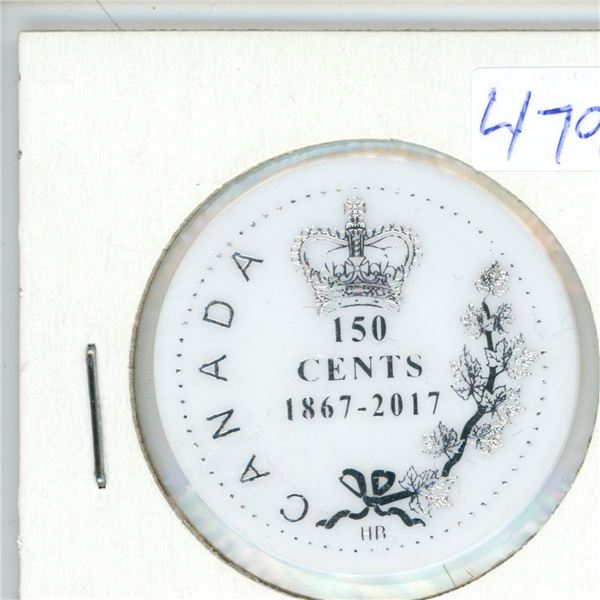 2017 Canadian Saskatoon Coin Club 150 Cent Plastic Token