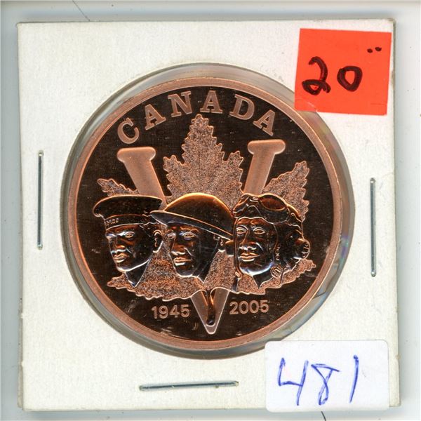 2005 Canadian Big Victory Nickel