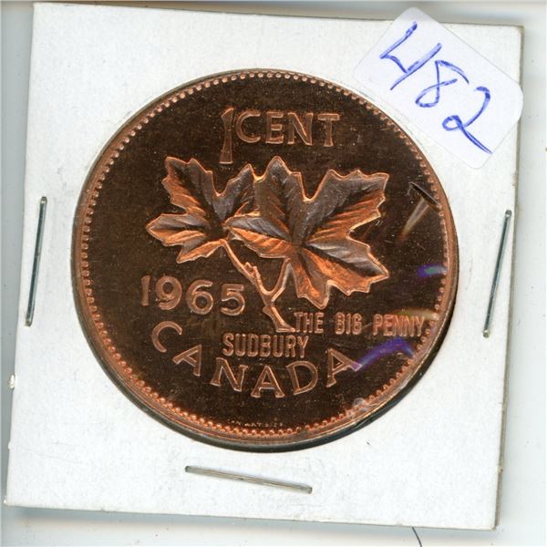1965 Big Canadian Penny