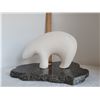 Image 4 : Ceramic polar bear image mounted on a granite slab.