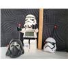 Image 1 : Storm Trooper alarm clock and a set of walkie talkies. Working.