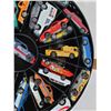 Image 4 : Hot wheels carry case filled with misc. Toy cars.