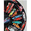 Image 5 : Hot wheels carry case filled with misc. Toy cars.