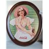 Image 3 : 1977 Oval Coca-Cola reproduction tray of a 1933 calendar girl.