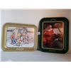 Image 1 : 1984 Coca-Cola tray Ltd. Can. Edition and 1983 Christmas Santa Tray.