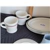 Image 6 : Vitrified hotel and restaurant dinnerware from older times. Made in England.