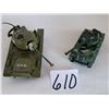 Image 5 : Small army toys. 3 tanks, half track and personnel carrier.