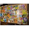 Image 2 : Pokemon handbook, unchecked cards, trading card tin and large cards.