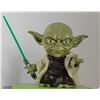 Image 2 : Lucas film Yoda alarm clock.  Battery operated and at alarm says “May the force be with you”