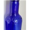 Image 3 : Cobalt blue glass set of 2 dinner plates and bowls, U of A mug and a bottle.