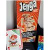 Image 2 : Group of games. Jenga, Joe name it and Jumbo playing cards.