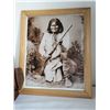 Image 2 : Framed 8X10 prints from 1884 & 1885 originals. Sitting Bull Sioux leader 1834-1890. Geronimo Apache 