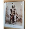 Image 3 : Framed 8X10 prints from 1884 & 1885 originals. Sitting Bull Sioux leader 1834-1890. Geronimo Apache 