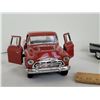 Image 2 : 1957 lot. Chey Belair 1/40, Corvette 1/34, Cameo Pickup 1/38. All have opening doors.