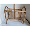 Image 1 : Wicker/ rattan magazine, book rack.