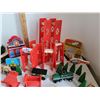 Image 4 : Toys R Us wooden train set & accessories. C/W large set of wood tracks & plastic bridge parts etc.
