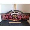 Image 2 : Jim Beams Back Room tin sign.