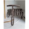 Image 4 : Metal & wood, indoor/ outdoor tricycle for potted plants.