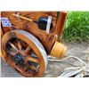 Image 8 : Old covered wagon lamp. Artfully handcrafted with exquisite detail to all pieces.