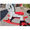 Image 5 : Hand crafted vintage wooden rocking horse.