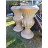 Image 4 : Group of outdoor flower urns and fence pots, etc.