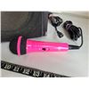Image 3 : Realistic portable, amplified speaker with a Pink microphone. Works great.