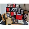 Image 1 : Assortment of photo frames & photo box.