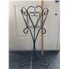 Image 1 : Wrought iron 3 leg plant stand.