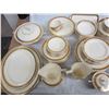 Image 5 : Large and Gold Burleigh Ware Art Deco China Dinner Set decent condition